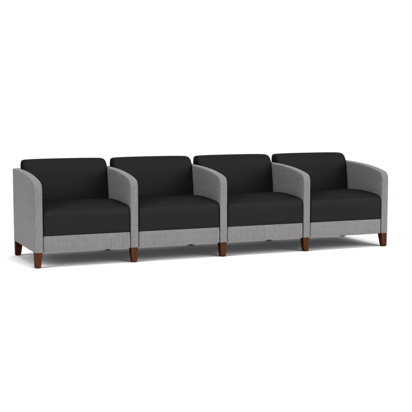 Social 4 Seats With Center Arms in Premium Upholstery
