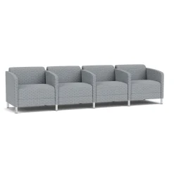 Social 4 Seats With Center Arms in Premium Upholstery