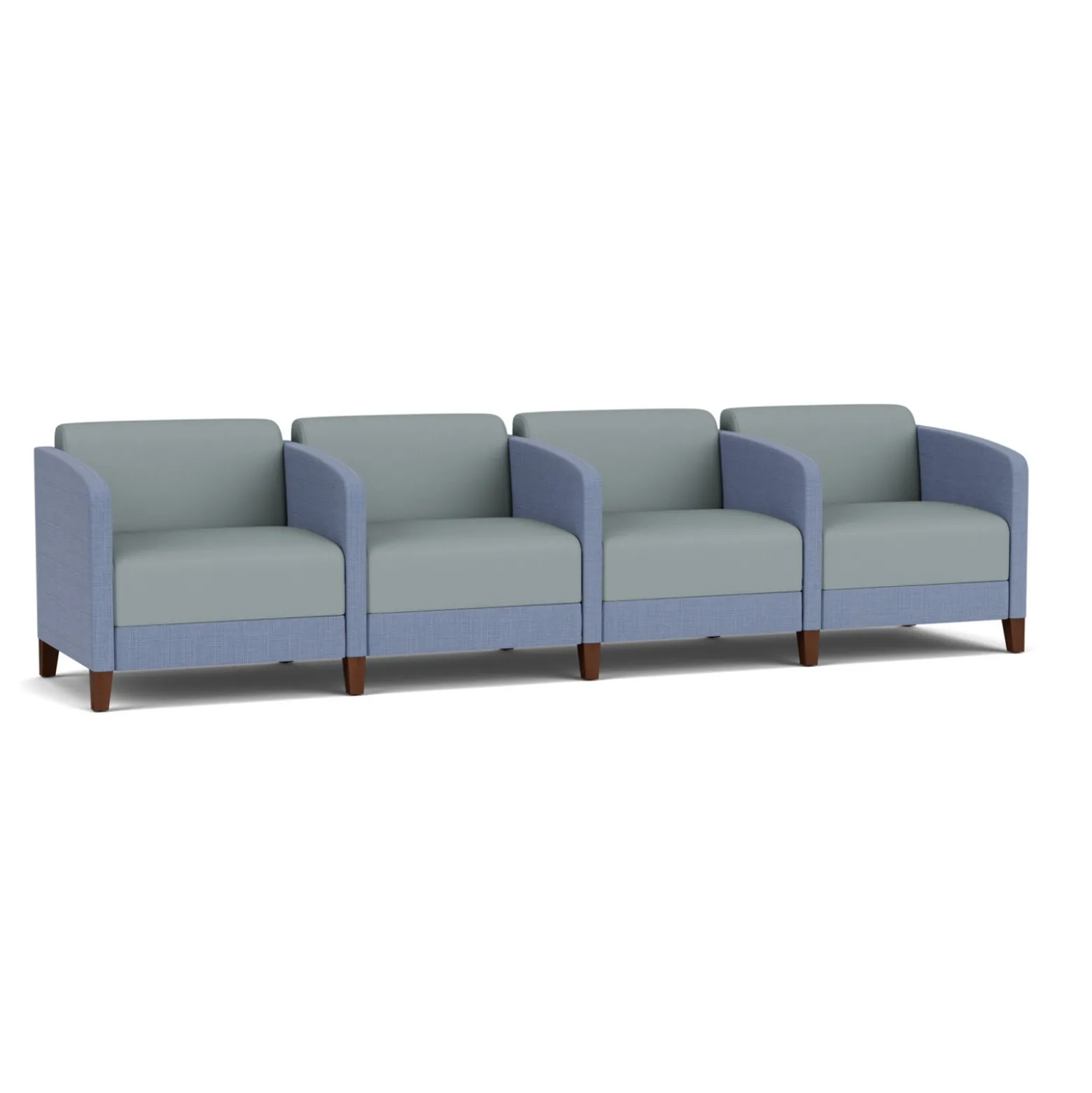 Social 4 Seats With Center Arms in Premium Upholstery