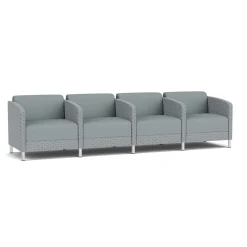 Social 4 Seats With Center Arms in Premium Upholstery