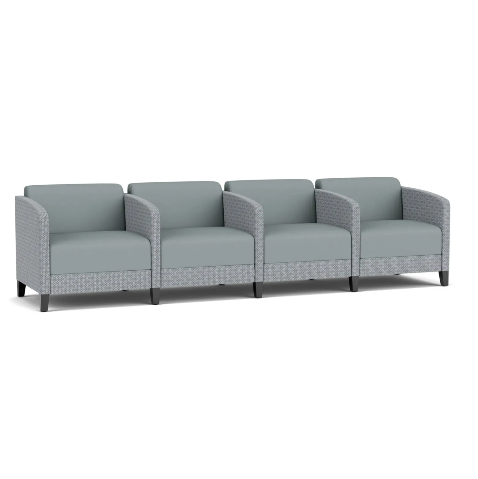 Social 4 Seats With Center Arms in Premium Upholstery