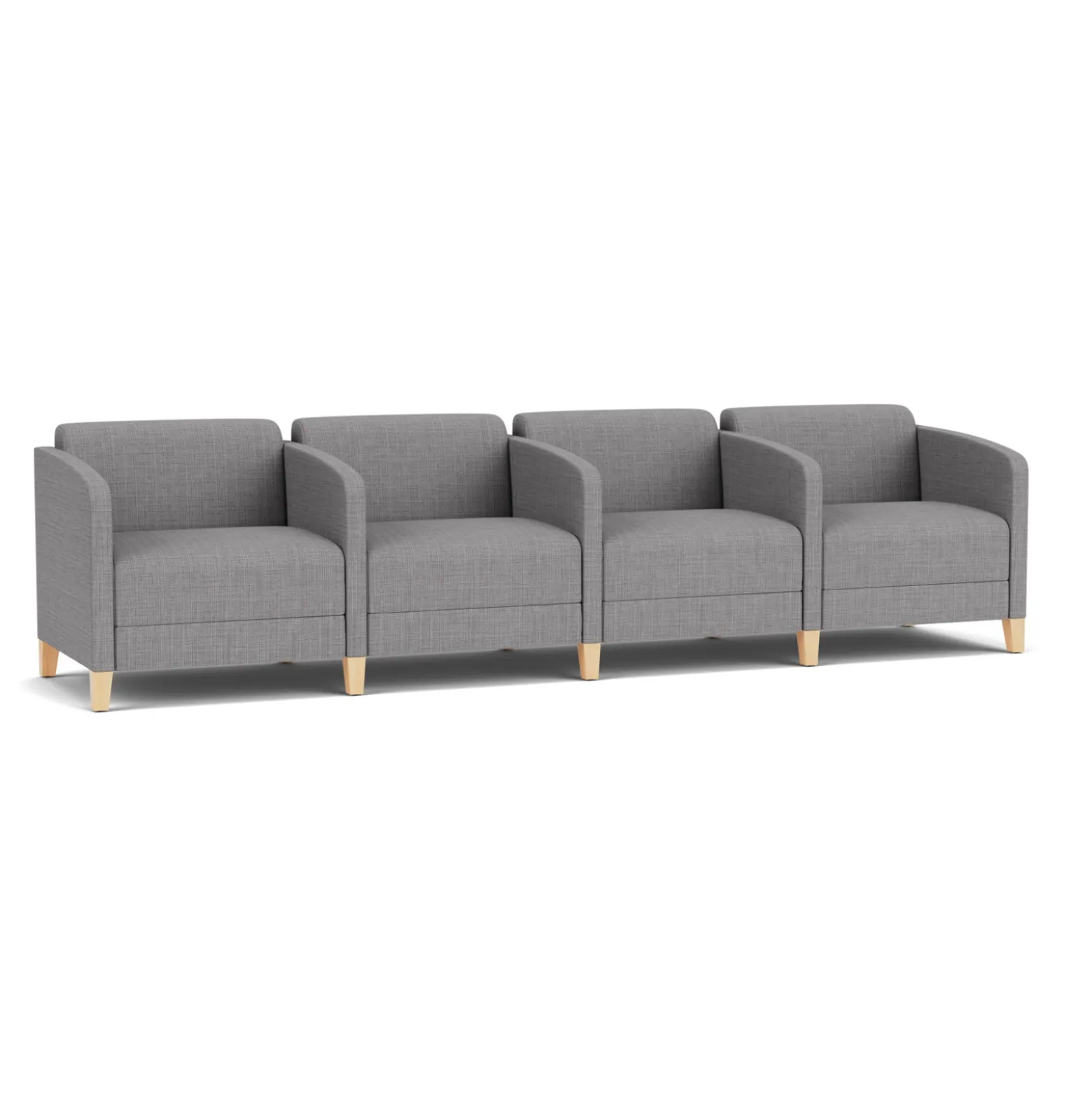 Social 4 Seats With Center Arms in Premium Upholstery