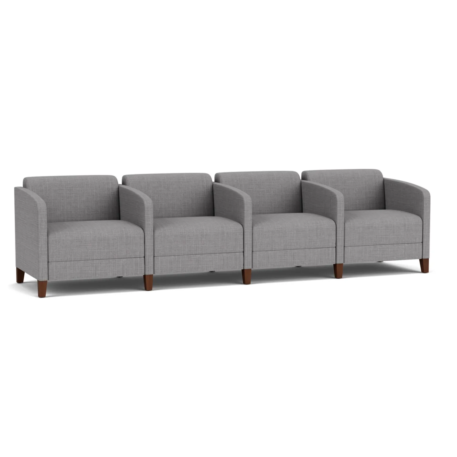 Social 4 Seats With Center Arms in Premium Upholstery