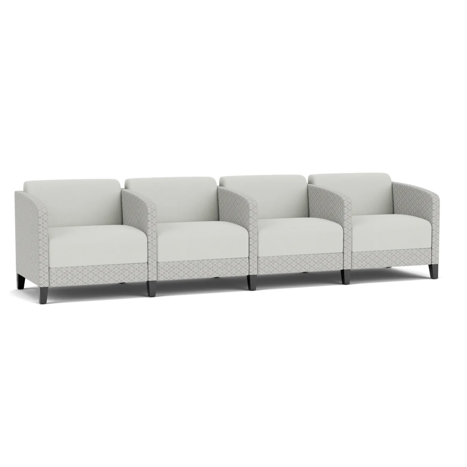 Social 4 Seats With Center Arms in Premium Upholstery