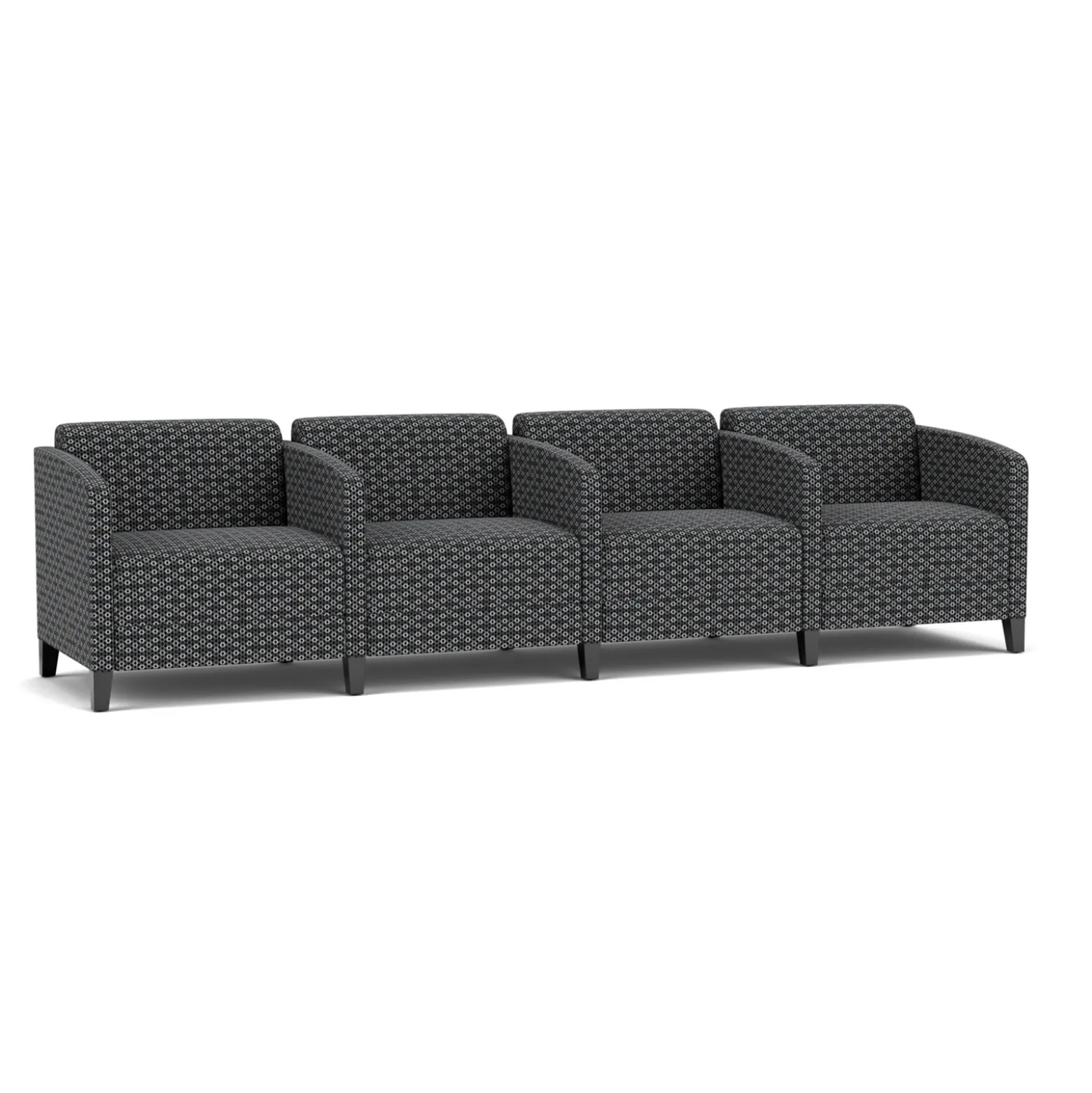 Social 4 Seats With Center Arms in Premium Upholstery