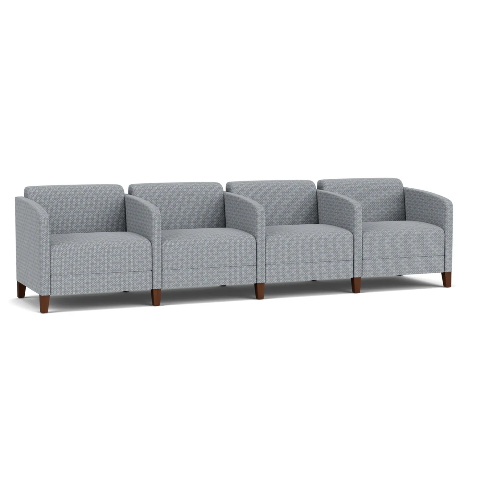 Social 4 Seats With Center Arms in Premium Upholstery
