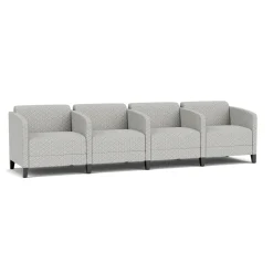 Social 4 Seats With Center Arms in Premium Upholstery