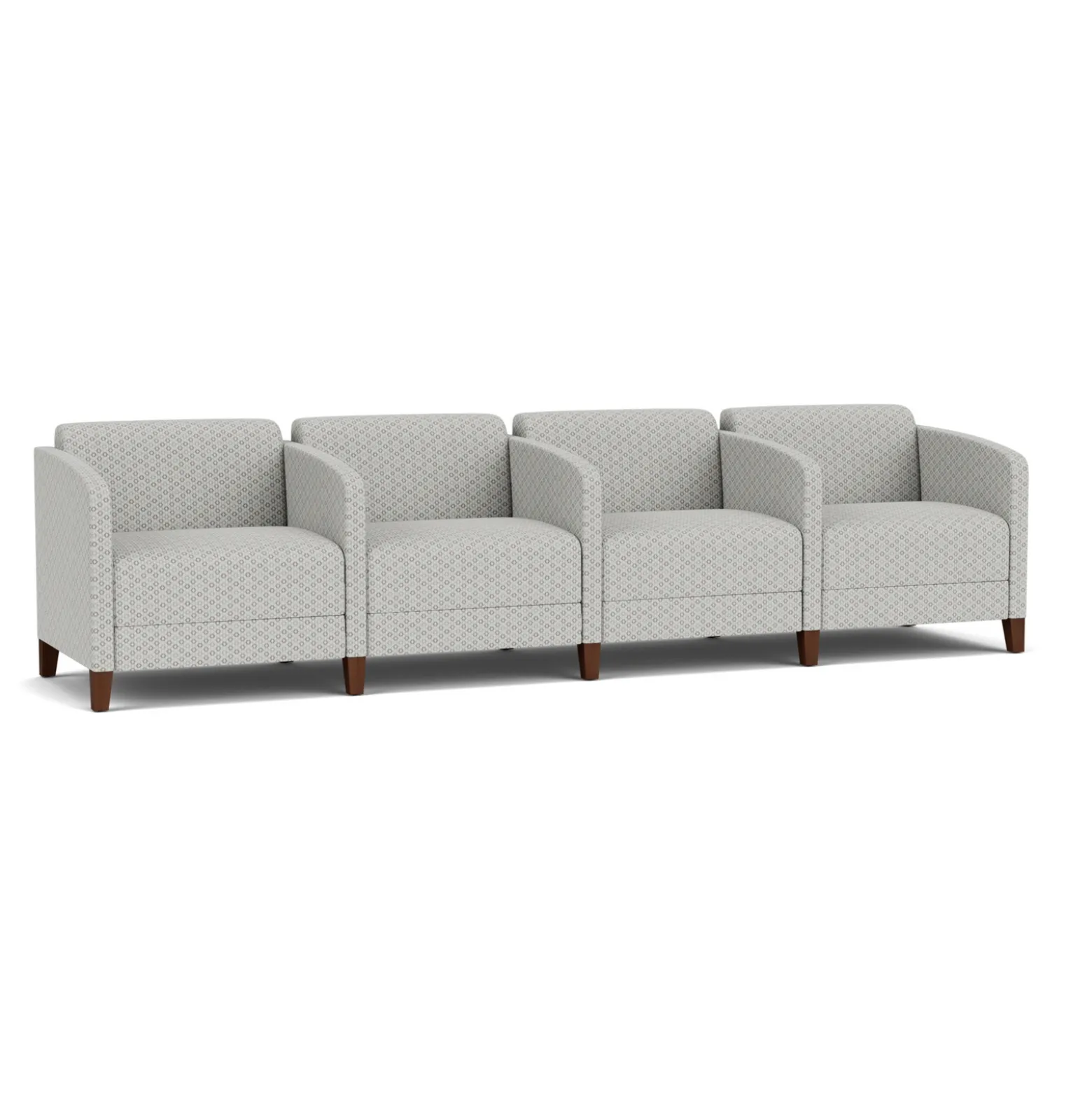 Social 4 Seats With Center Arms in Premium Upholstery