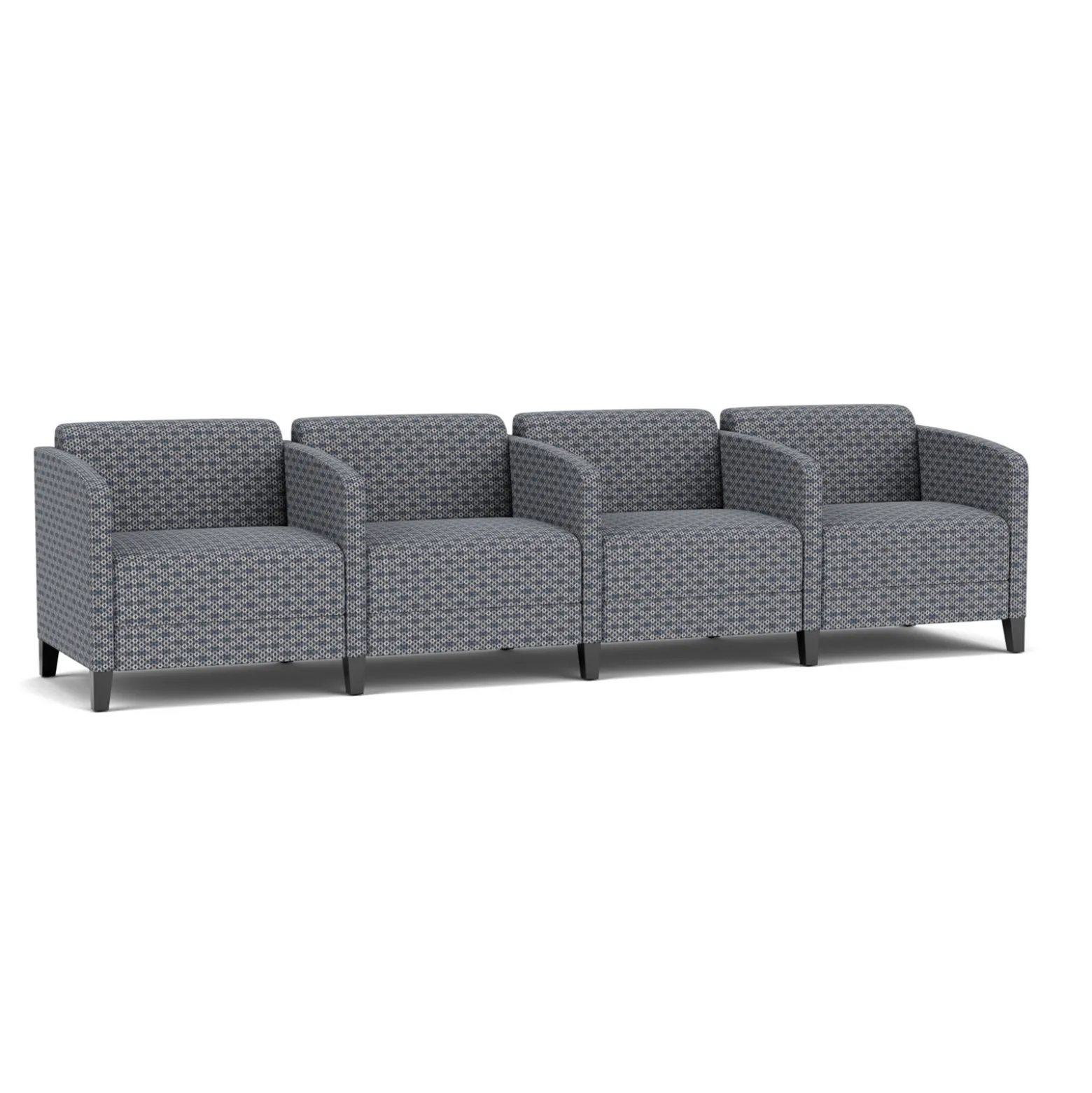 Social 4 Seats With Center Arms in Premium Upholstery