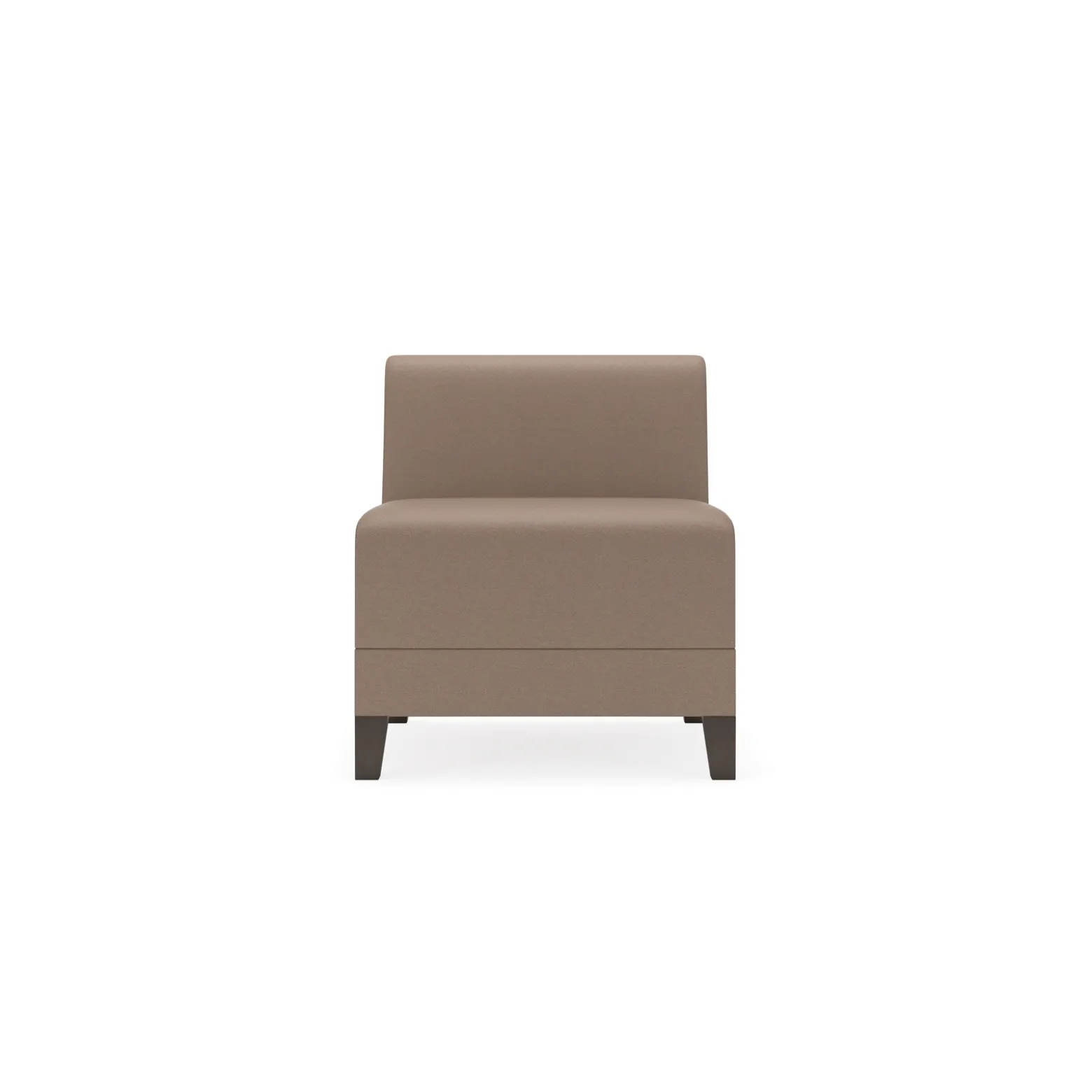 Social Armless Guest Chair in Standard Upholstery