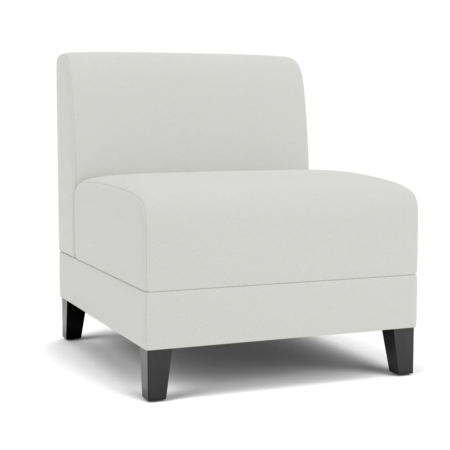 Social Armless Guest Chair in Standard Upholstery