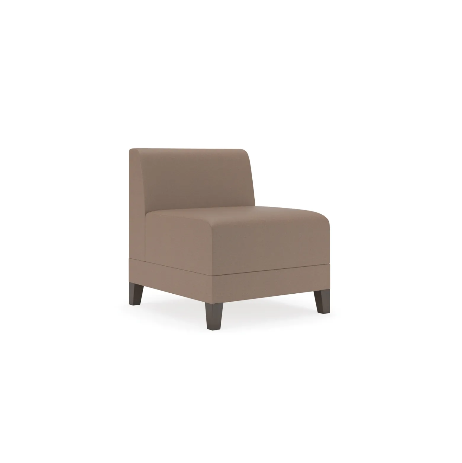 Social Armless Guest Chair in Standard Upholstery