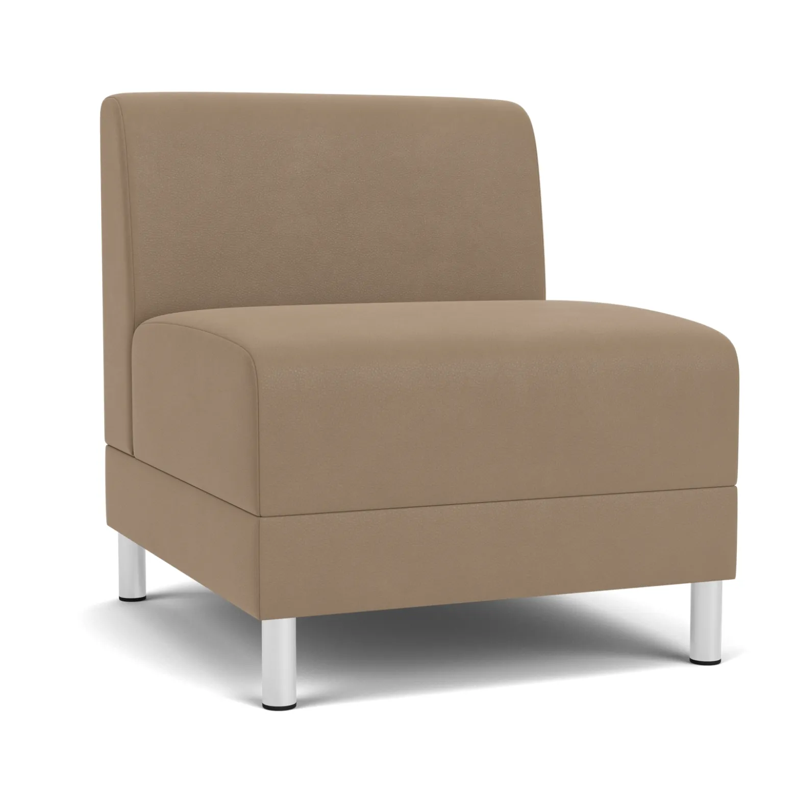 Social Armless Guest Chair in Standard Upholstery