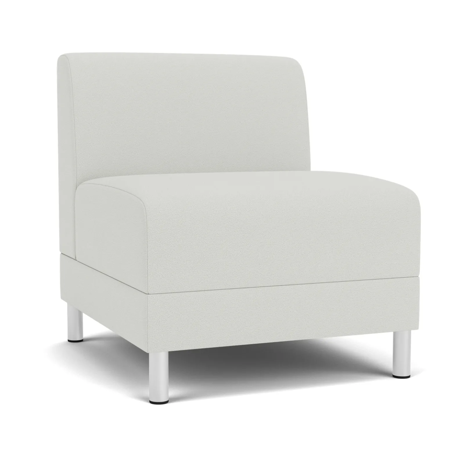 Social Armless Guest Chair in Standard Upholstery