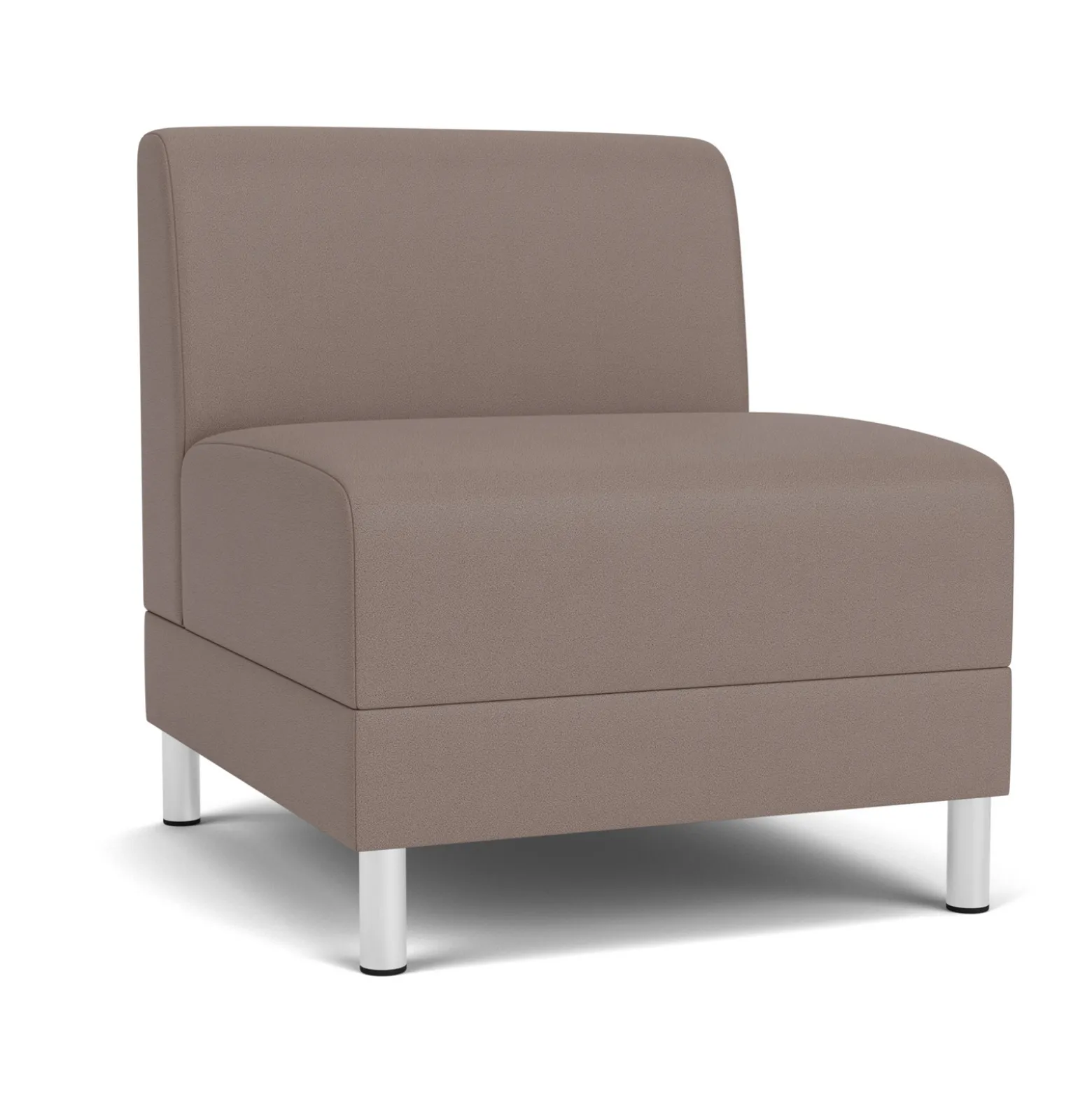Social Armless Guest Chair in Standard Upholstery