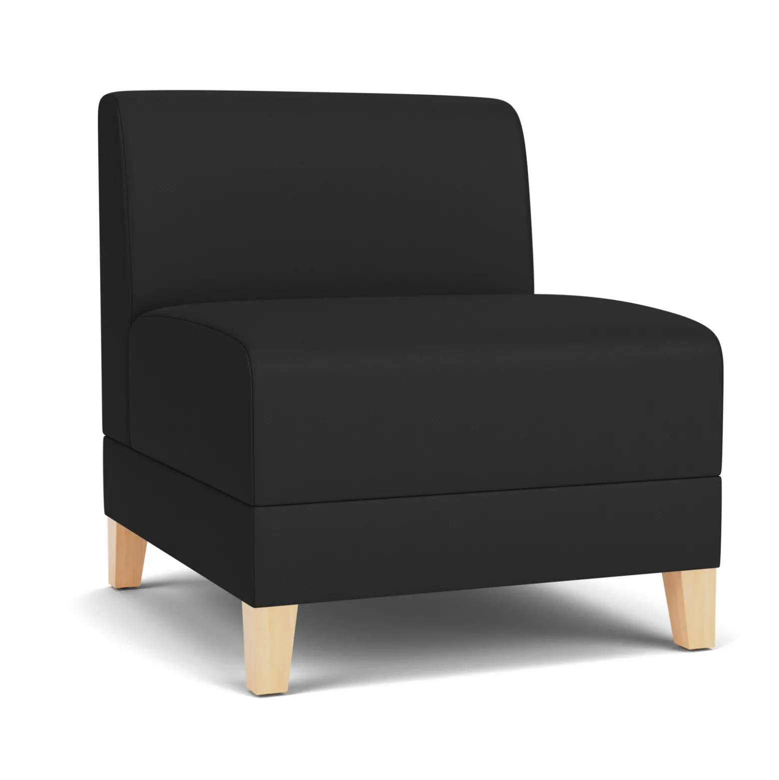 Social Armless Guest Chair in Standard Upholstery