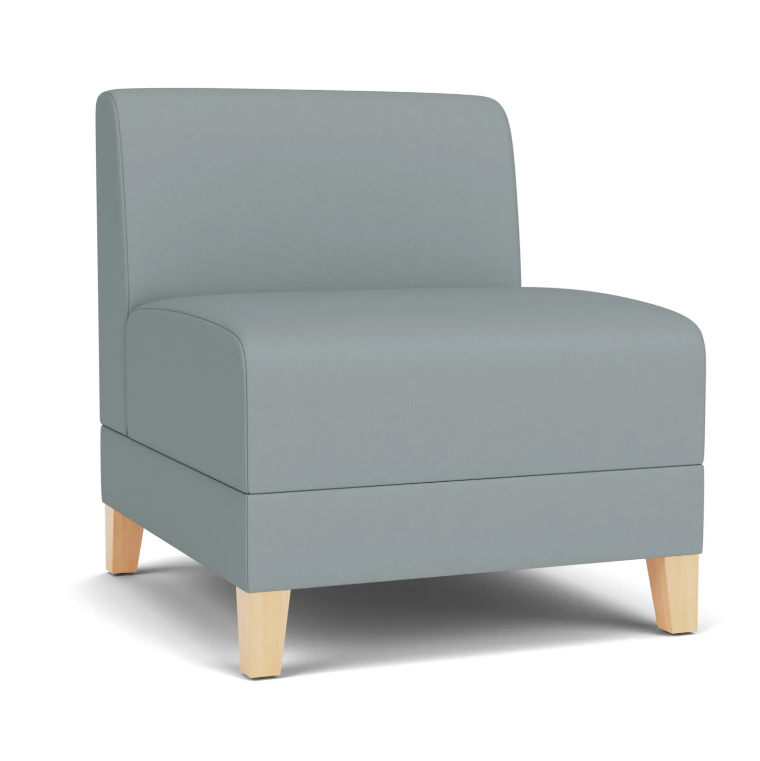 Social Armless Guest Chair in Standard Upholstery