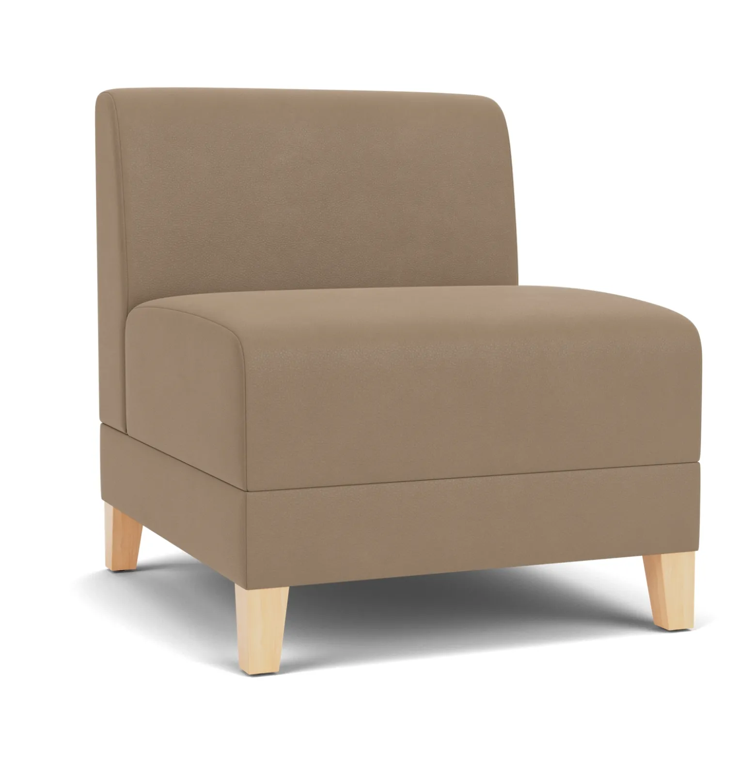 Social Armless Guest Chair in Standard Upholstery