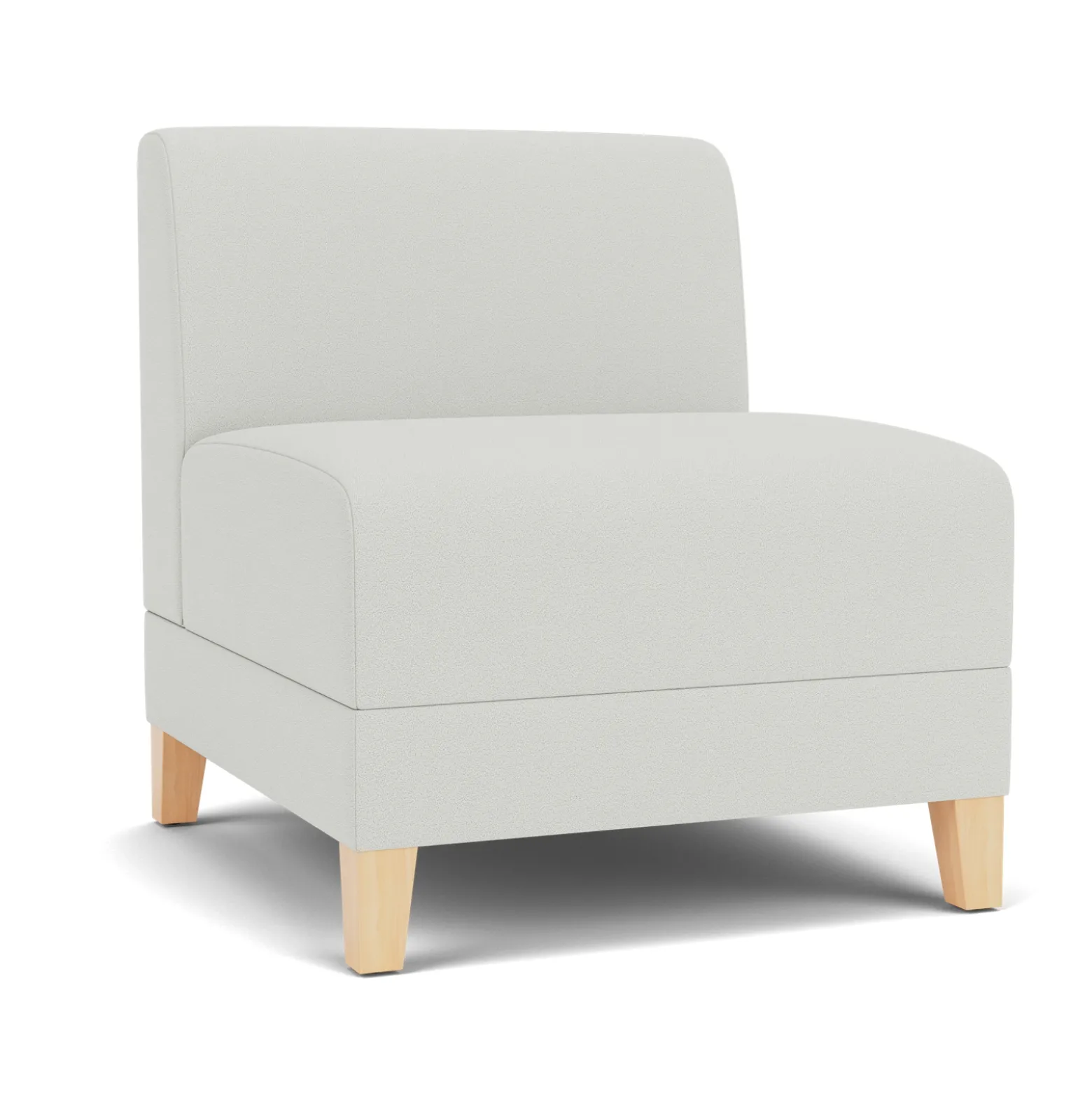 Social Armless Guest Chair in Standard Upholstery