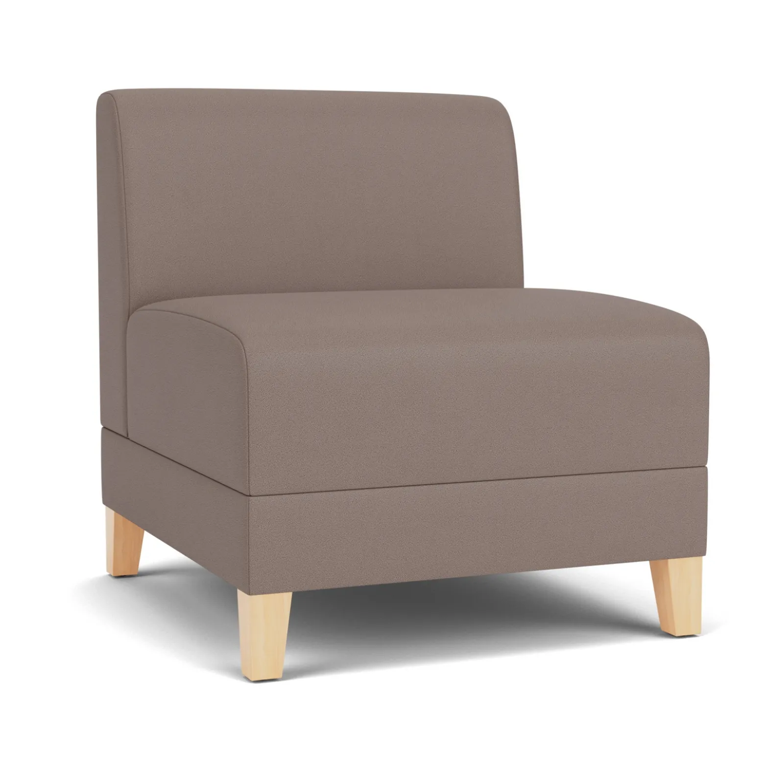 Social Armless Guest Chair in Standard Upholstery
