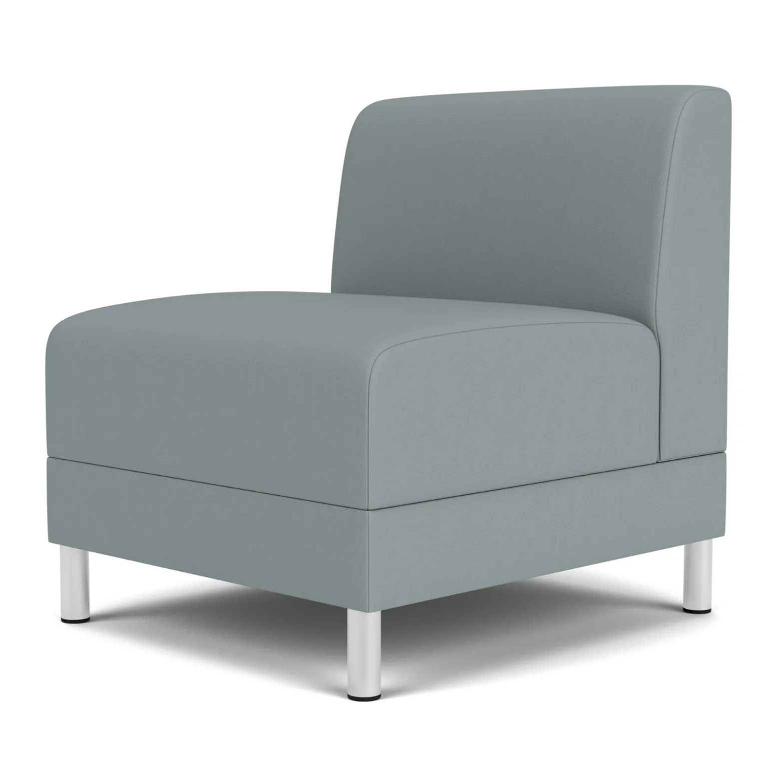 Social Armless Guest Chair in Standard Upholstery
