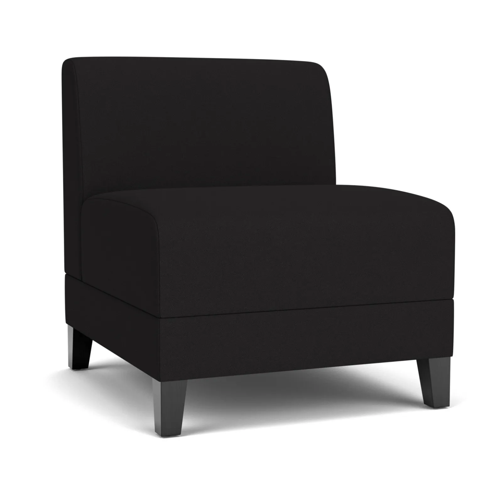 Social Armless Guest Chair in Standard Upholstery