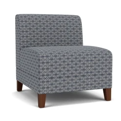 Social Armless Guest Chair in Premium Upholstery