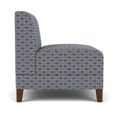 Social Armless Guest Chair in Premium Upholstery