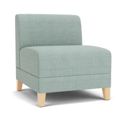 Social Armless Guest Chair in Premium Upholstery