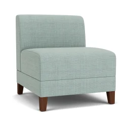 Social Armless Guest Chair in Premium Upholstery