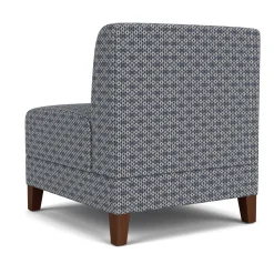 Social Armless Guest Chair in Premium Upholstery