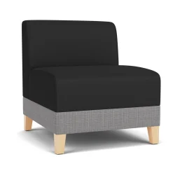Social Armless Guest Chair in Premium Upholstery