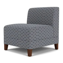 Social Armless Guest Chair in Premium Upholstery