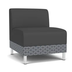 Social Armless Guest Chair in Premium Upholstery