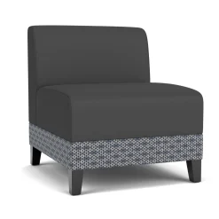 Social Armless Guest Chair in Premium Upholstery