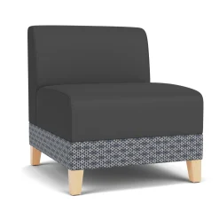Social Armless Guest Chair in Premium Upholstery