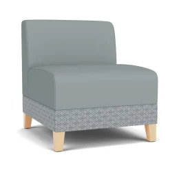Social Armless Guest Chair in Premium Upholstery