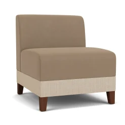 Social Armless Guest Chair in Premium Upholstery