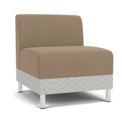 Social Armless Guest Chair in Premium Upholstery