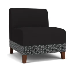 Social Armless Guest Chair in Premium Upholstery