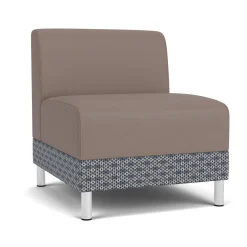 Social Armless Guest Chair in Premium Upholstery