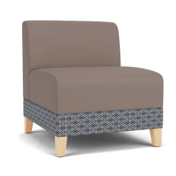 Social Armless Guest Chair in Premium Upholstery