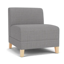 Social Armless Guest Chair in Premium Upholstery