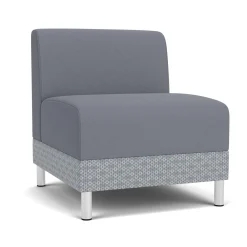 Social Armless Guest Chair in Premium Upholstery