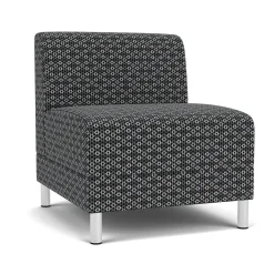 Social Armless Guest Chair in Premium Upholstery