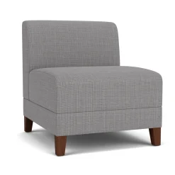 Social Armless Guest Chair in Premium Upholstery