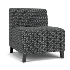 Social Armless Guest Chair in Premium Upholstery