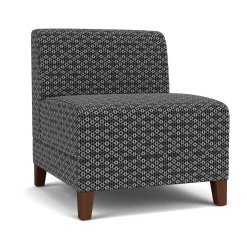 Social Armless Guest Chair in Premium Upholstery