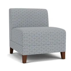 Social Armless Guest Chair in Premium Upholstery
