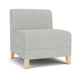 Social Armless Guest Chair in Premium Upholstery